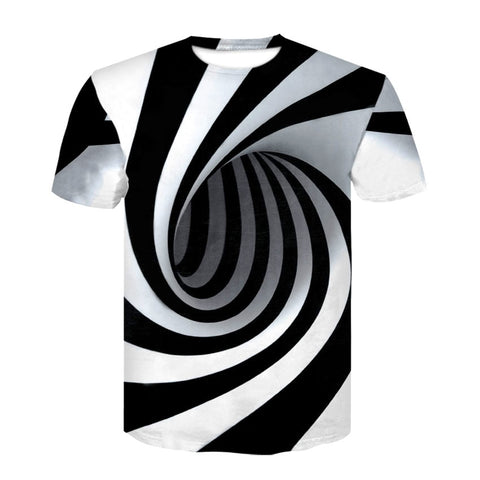Hypnotic Printing T-Shirt